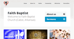 Desktop Screenshot of fromthepastor.faithcabot.org