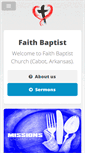 Mobile Screenshot of fromthepastor.faithcabot.org